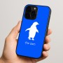 כיסוי בעיצוב אישי עם השם שלך לדגם - Apple iPhone 15 Pro בעיצוב פינגווין