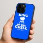 כיסוי בעיצוב אישי עם השם שלך לדגם - Apple iPhone 15 Pro בעיצוב מלך הגריל