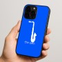 כיסוי בעיצוב אישי עם השם שלך לדגם - Apple iPhone 15 Pro בעיצוב סקסופון
