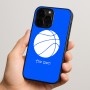 כיסוי בעיצוב אישי עם השם שלך לדגם - Apple iPhone 15 Pro בעיצוב כדורסל