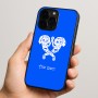 כיסוי בעיצוב אישי עם השם שלך לדגם - Apple iPhone 15 Pro בעיצוב פרחי קרן