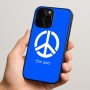כיסוי בעיצוב אישי עם השם שלך לדגם - Apple iPhone 15 Pro בעיצוב סמל השלום