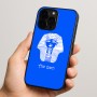 כיסוי בעיצוב אישי עם השם שלך לדגם - Apple iPhone 15 Pro בעיצוב פרעה - תות ענח' אמון מצרי
