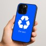 כיסוי בעיצוב אישי עם השם שלך לדגם - Apple iPhone 15 Pro בעיצוב למחזר