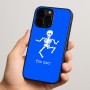 כיסוי בעיצוב אישי עם השם שלך לדגם - Apple iPhone 15 Pro בעיצוב סקלטון