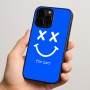 כיסוי בעיצוב אישי עם השם שלך לדגם - Apple iPhone 15 Pro בעיצוב סמיילי
