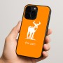 כיסוי בעיצוב אישי עם השם שלך לדגם - Apple iPhone 15 Pro בעיצוב צבי