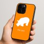 כיסוי בעיצוב אישי עם השם שלך לדגם - Apple iPhone 15 Pro בעיצוב קרנף