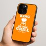 כיסוי בעיצוב אישי עם השם שלך לדגם - Apple iPhone 15 Pro בעיצוב מלך הגריל