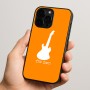כיסוי בעיצוב אישי עם השם שלך לדגם - Apple iPhone 15 Pro בעיצוב גיטרה