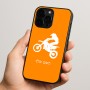 כיסוי בעיצוב אישי עם השם שלך לדגם - Apple iPhone 15 Pro בעיצוב מוטוקרוס