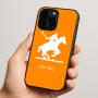 כיסוי בעיצוב אישי עם השם שלך לדגם - Apple iPhone 15 Pro בעיצוב שחקן פולו - סוס