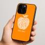 כיסוי בעיצוב אישי עם השם שלך לדגם - Apple iPhone 15 Pro בעיצוב הדפס תפוח