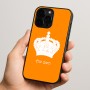 כיסוי בעיצוב אישי עם השם שלך לדגם - Apple iPhone 15 Pro בעיצוב כתר מלכותי
