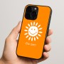 כיסוי בעיצוב אישי עם השם שלך לדגם - Apple iPhone 15 Pro בעיצוב שמש
