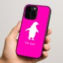 כיסוי בעיצוב אישי עם השם שלך לדגם - Apple iPhone 15 Pro בעיצוב פינגווין