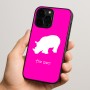 כיסוי בעיצוב אישי עם השם שלך לדגם - Apple iPhone 15 Pro בעיצוב קרנף