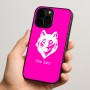 כיסוי בעיצוב אישי עם השם שלך לדגם - Apple iPhone 15 Pro בעיצוב זאב