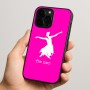 כיסוי בעיצוב אישי עם השם שלך לדגם - Apple iPhone 15 Pro בעיצוב בלרינה