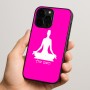כיסוי בעיצוב אישי עם השם שלך לדגם - Apple iPhone 15 Pro בעיצוב אימון יוגה