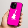 כיסוי בעיצוב אישי עם השם שלך לדגם - Apple iPhone 15 Pro בעיצוב גיטרה