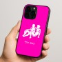 כיסוי בעיצוב אישי עם השם שלך לדגם - Apple iPhone 15 Pro בעיצוב מזלות - תאומים