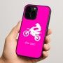 כיסוי בעיצוב אישי עם השם שלך לדגם - Apple iPhone 15 Pro בעיצוב מוטוקרוס