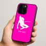 כיסוי בעיצוב אישי עם השם שלך לדגם - Apple iPhone 15 Pro בעיצוב סקי