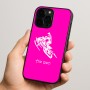 כיסוי בעיצוב אישי עם השם שלך לדגם - Apple iPhone 15 Pro בעיצוב אופנוע שלג