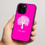כיסוי בעיצוב אישי עם השם שלך לדגם - Apple iPhone 15 Pro בעיצוב עץ