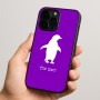 כיסוי בעיצוב אישי עם השם שלך לדגם - Apple iPhone 15 Pro בעיצוב פינגווין