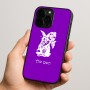 כיסוי בעיצוב אישי עם השם שלך לדגם - Apple iPhone 15 Pro בעיצוב ארנב מחזיק גזר