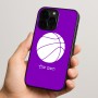 כיסוי בעיצוב אישי עם השם שלך לדגם - Apple iPhone 15 Pro בעיצוב כדורסל