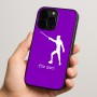 כיסוי בעיצוב אישי עם השם שלך לדגם - Apple iPhone 15 Pro בעיצוב לוחם סייף