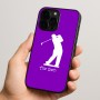 כיסוי בעיצוב אישי עם השם שלך לדגם - Apple iPhone 15 Pro בעיצוב שחקן גולף