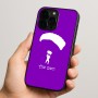 כיסוי בעיצוב אישי עם השם שלך לדגם - Apple iPhone 15 Pro בעיצוב צניחה חופשית