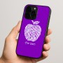 כיסוי בעיצוב אישי עם השם שלך לדגם - Apple iPhone 15 Pro בעיצוב הדפס תפוח