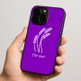 כיסוי בעיצוב אישי עם השם שלך לדגם - Apple iPhone 15 Pro בעיצוב חיטה גלית זהב