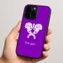כיסוי בעיצוב אישי עם השם שלך לדגם - Apple iPhone 15 Pro בעיצוב פרחי קרן