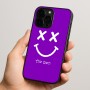 כיסוי בעיצוב אישי עם השם שלך לדגם - Apple iPhone 15 Pro בעיצוב סמיילי