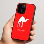 כיסוי בעיצוב אישי עם השם שלך לדגם - Apple iPhone 15 Pro בעיצוב גמל