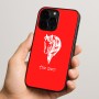 כיסוי בעיצוב אישי עם השם שלך לדגם - Apple iPhone 15 Pro בעיצוב ראש סוס