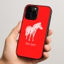 כיסוי בעיצוב אישי עם השם שלך לדגם - Apple iPhone 15 Pro בעיצוב זברה