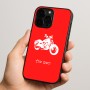 כיסוי בעיצוב אישי עם השם שלך לדגם - Apple iPhone 15 Pro בעיצוב הארלי-דיווידסון