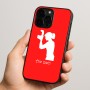 כיסוי בעיצוב אישי עם השם שלך לדגם - Apple iPhone 15 Pro בעיצוב צלמת - אישה