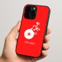 כיסוי בעיצוב אישי עם השם שלך לדגם - Apple iPhone 15 Pro בעיצוב תקליטור - אזור מוזיקה