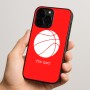 כיסוי בעיצוב אישי עם השם שלך לדגם - Apple iPhone 15 Pro בעיצוב כדורסל