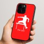 כיסוי בעיצוב אישי עם השם שלך לדגם - Apple iPhone 15 Pro בעיצוב קפיצת משוכות