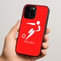 כיסוי בעיצוב אישי עם השם שלך לדגם - Apple iPhone 15 Pro בעיצוב כדורגל אולימפי