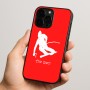 כיסוי בעיצוב אישי עם השם שלך לדגם - Apple iPhone 15 Pro בעיצוב סקי